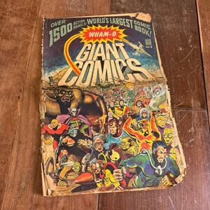 Wham-O Giant‎ Comics No. First Edition 1967 Comic Book POOR CONDITION
